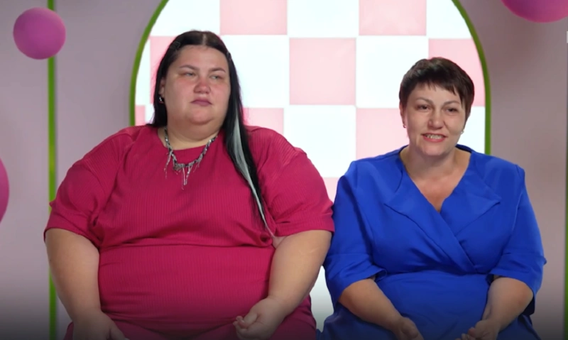 Участницы шоу «Большие девочки. Дочки-матери» Илона и Марина Штукаревы