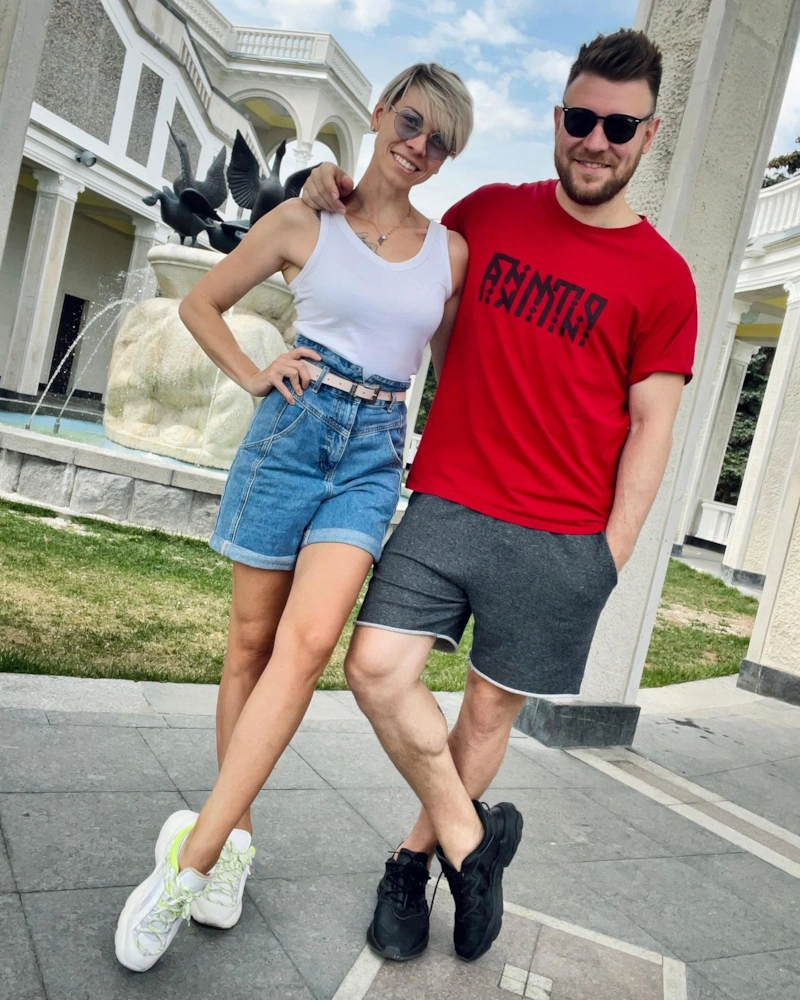 Дмитрий Шнякин с женой