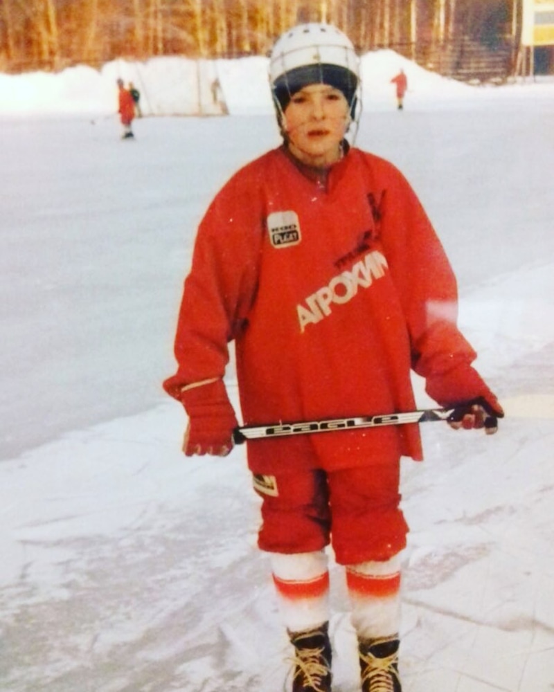 Алексей Базанов в детстве