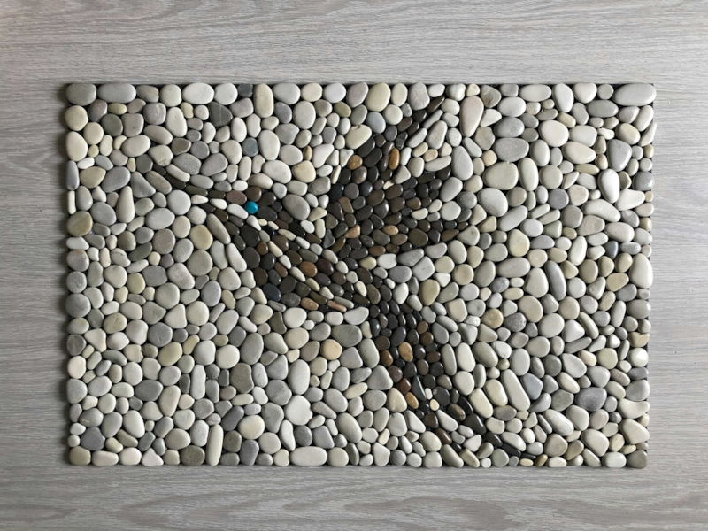 Коврик из гальки: уют и стиль