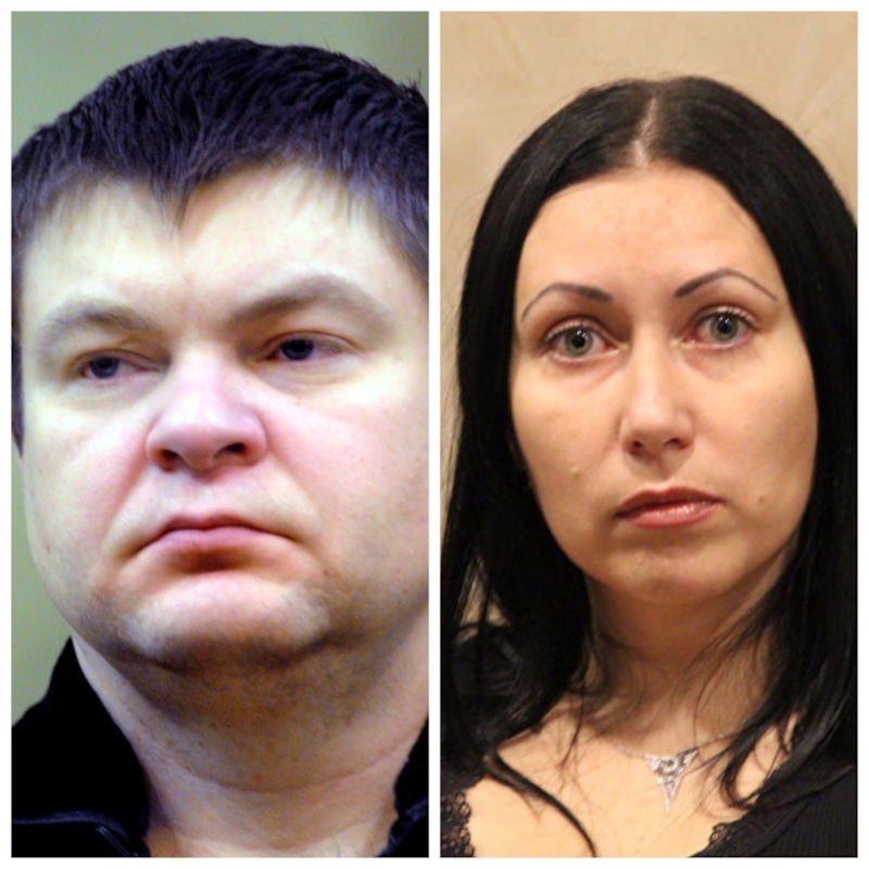 Сергей Цапок и его жена