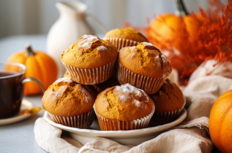 Тыквенные кексы: аромат осени