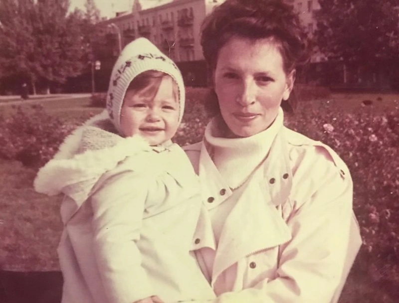 Ксения Бурда с мамой