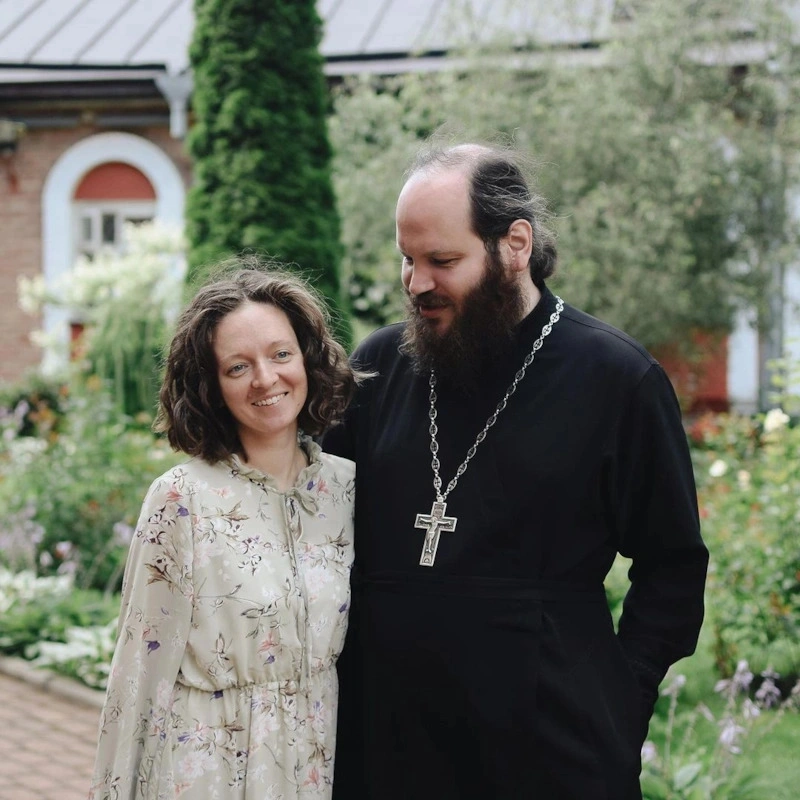 Павел Островский с женой