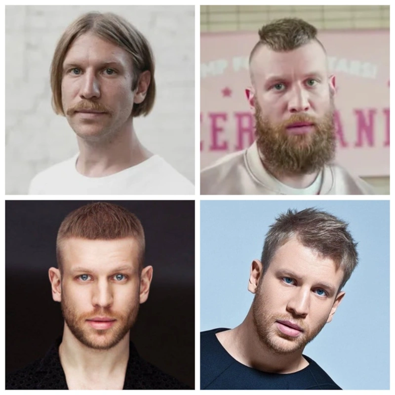 Прически Ивана Дорна