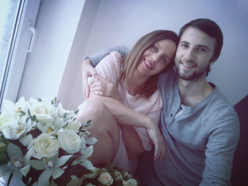 Вячеслав Прах с бывшей женой