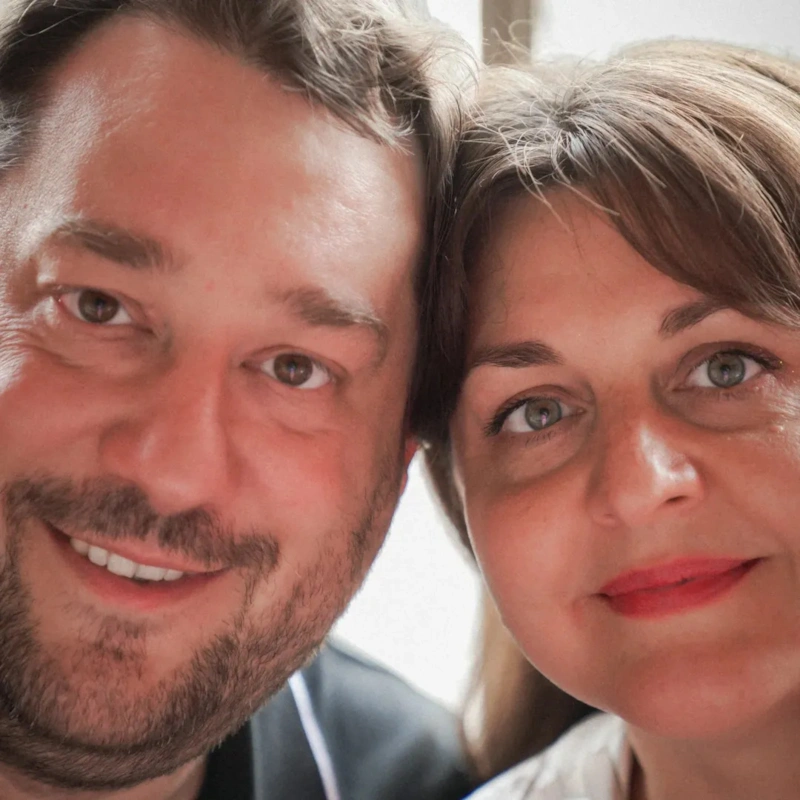 Григорий Скряпкин с женой