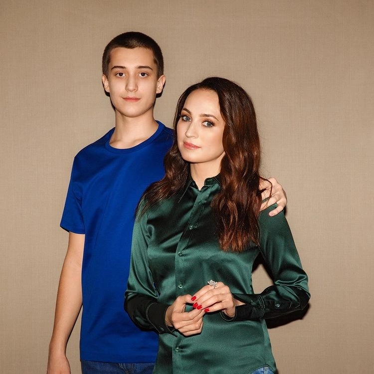 София Кальчева с сыном София Кальчева с сыном