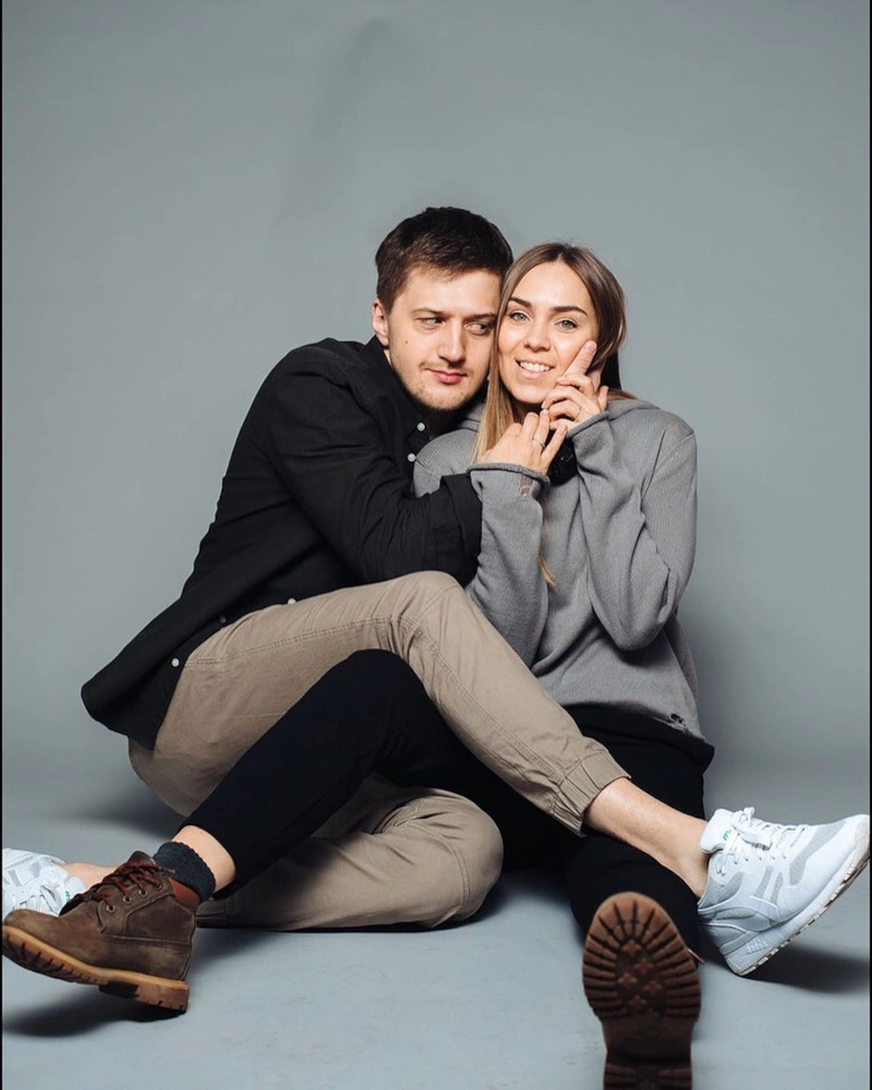 Никита Лобанов с женой Никита Лобанов с женой