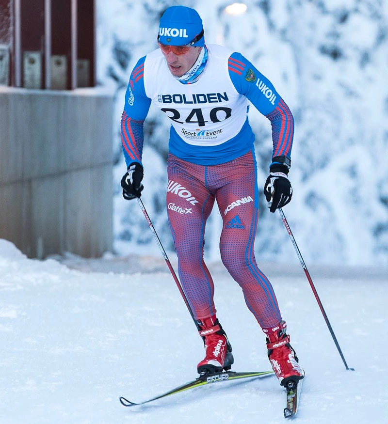 Сергей Устюгов на гонках в Элливаре Сергей Устюгов на гонках в Элливаре