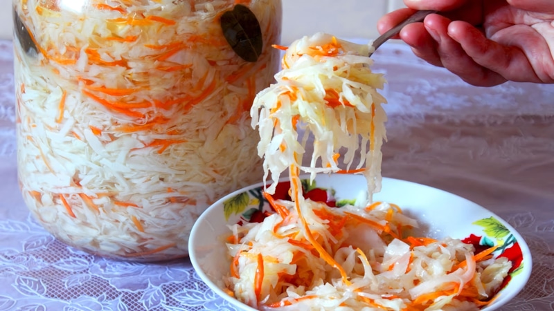 Квашеная капуста: секреты длительного хранения