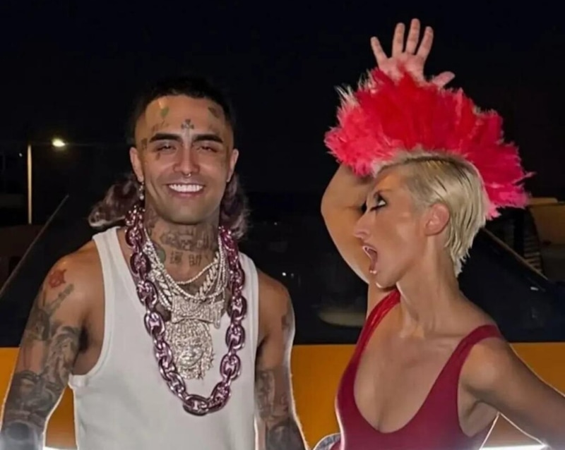 Lil Pump тоже не остался к Марго равнодушен и набил тату с ее именем на лбу
