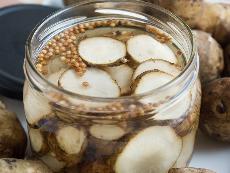 Маринованный топинамбур: хрустящая осенняя закуска