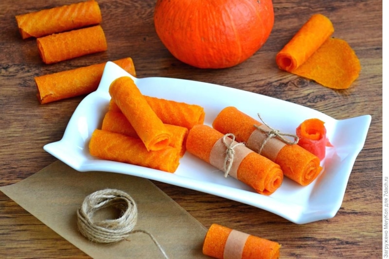 Пастила из тыквы и апельсина: сладость с пользой