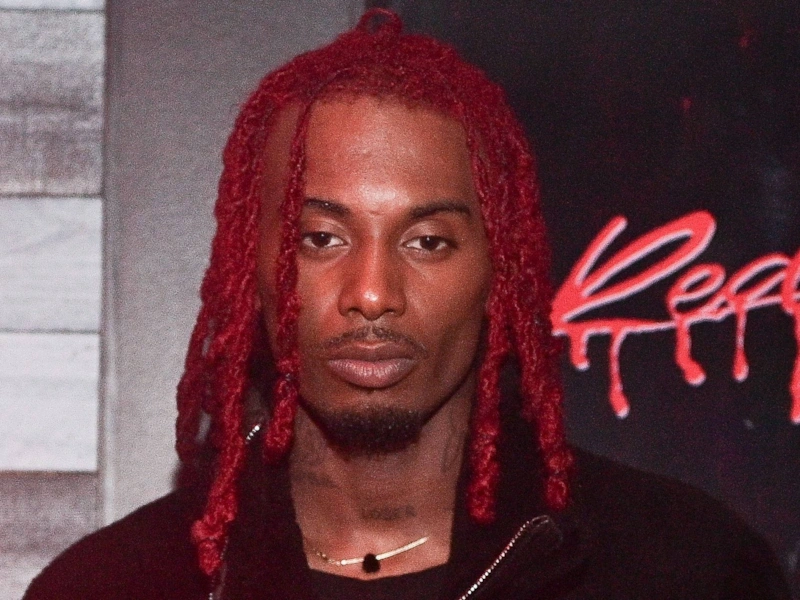 Playboi Carti  с красными волосами