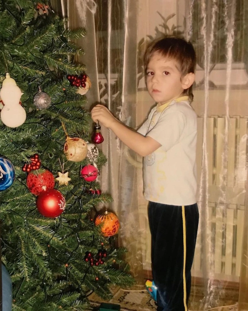 Артем Кошман в детстве