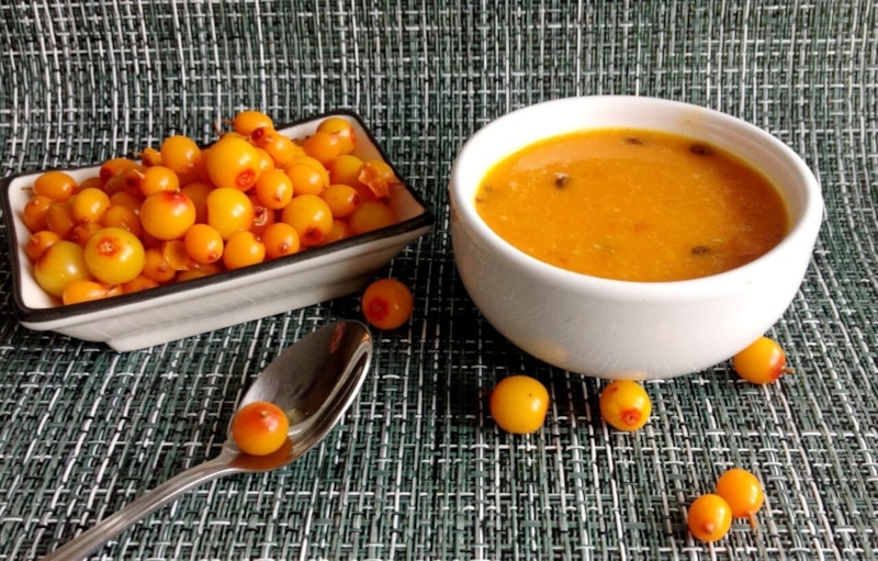 Острый облепиховый соус: рецепт с перцем и чесноком