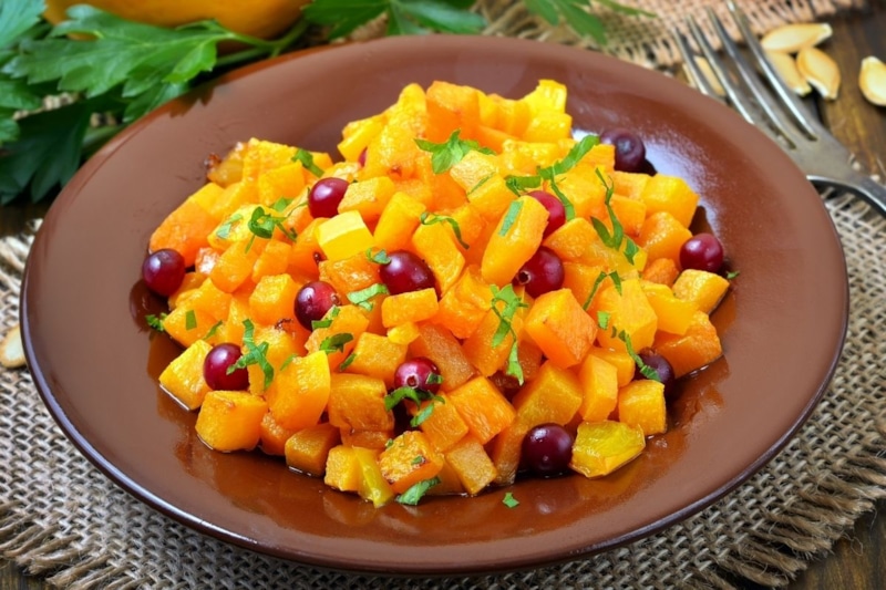 Тыква с клюквой: сладость осени