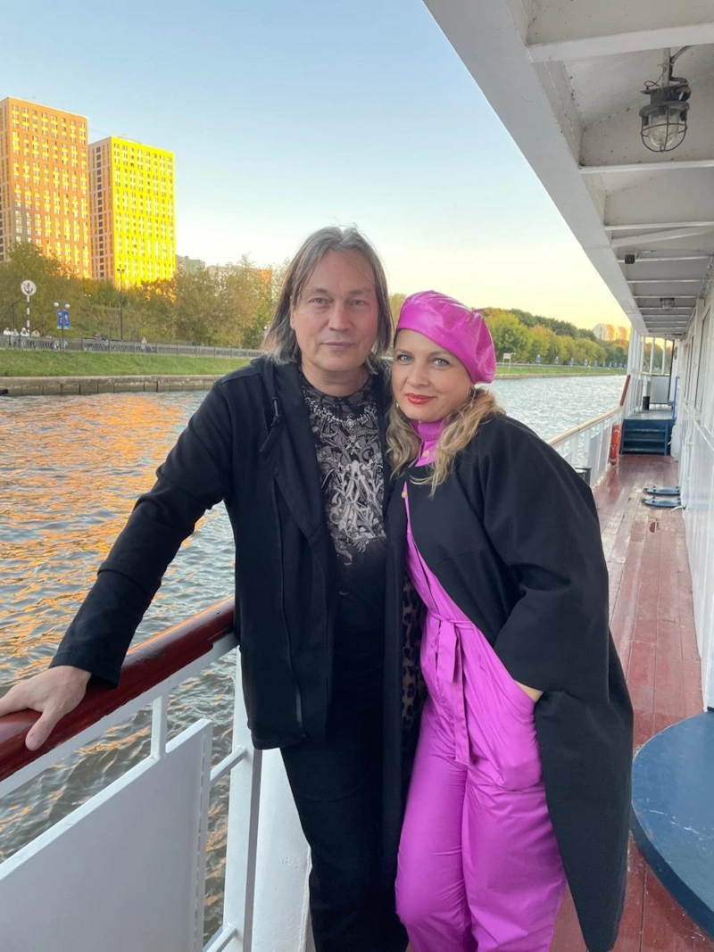 Валерия Лесовская с мужем