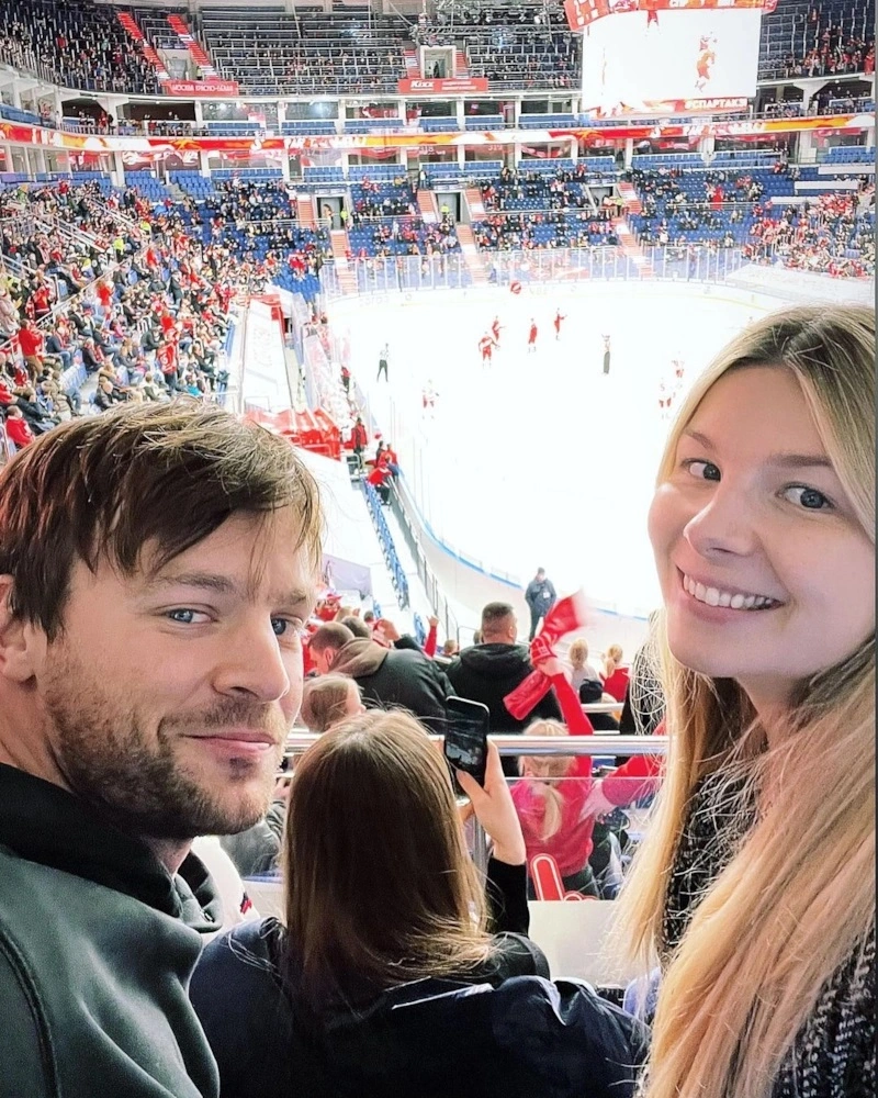 Вольфганг Черни с женой