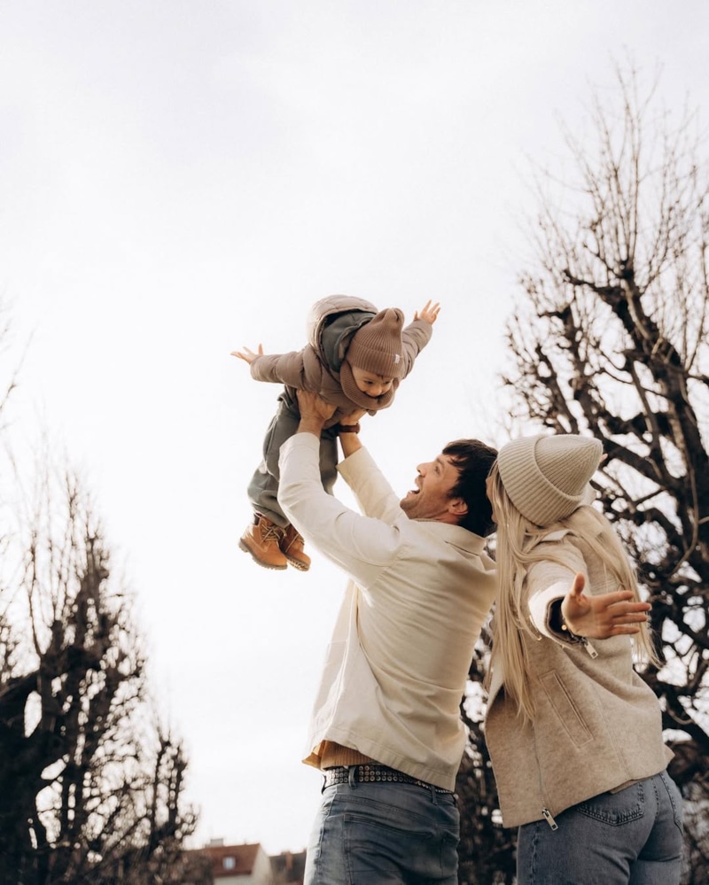 Вольфганг Черни с сыном