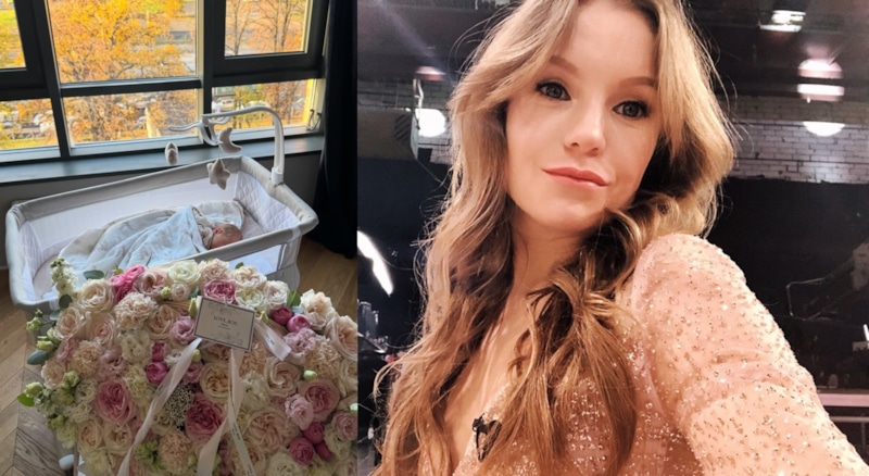 Полина Филоненко показала первенца Полина Филоненко показала первенца