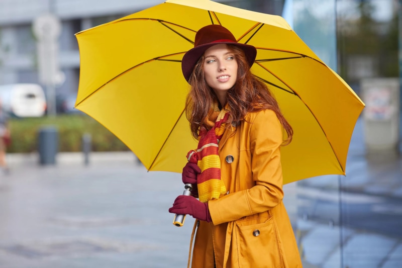 Зонт под дождем: надежный выбор