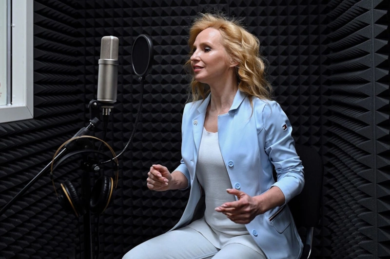 Юлия Романова-Кутьина нa мaстер-клaссе по технике речи