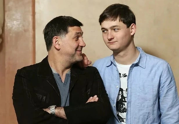 Глеб Пускепалис с отцом