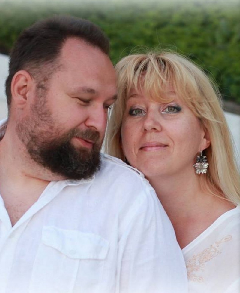 Ирина Славина с мужем