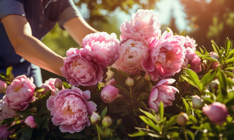 Осенние пионы — время омоложения