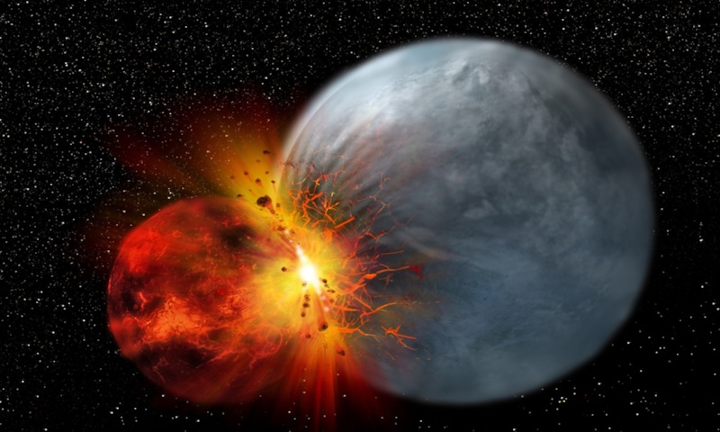 Следы Тейи: открытие в земной мантии