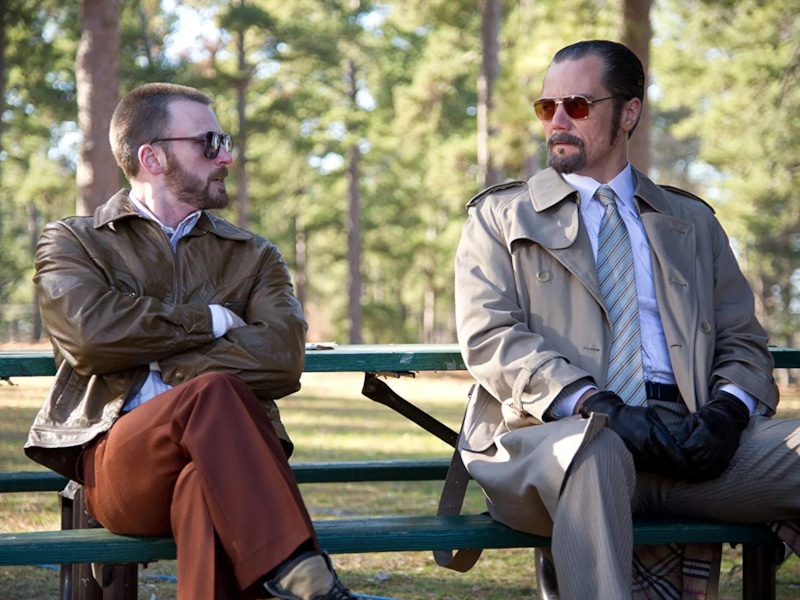 Майкл Шеннон с Крисом Эвансом