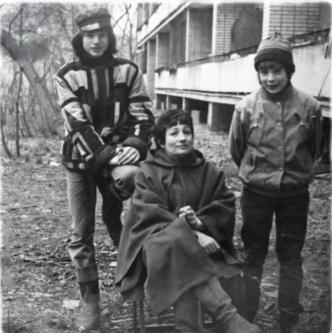 Людмила Улицкая с детьми