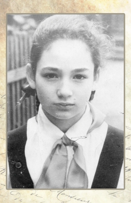 Людмила Улицкая в детстве