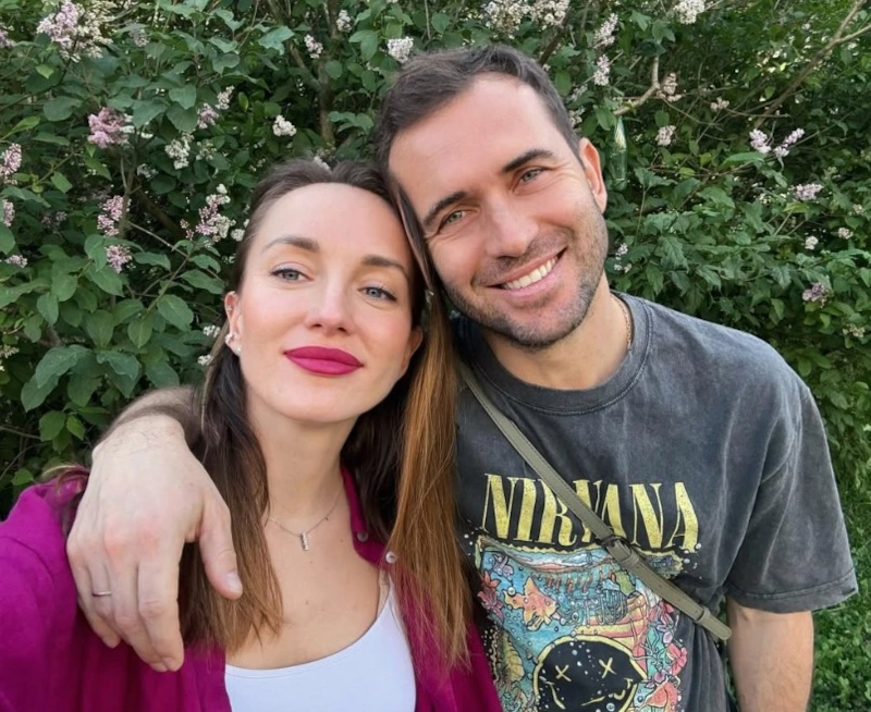 Евгения Ледащева с Александром Кержаковым