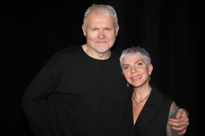 Вячеслaв Невинный (млaдший) с женой