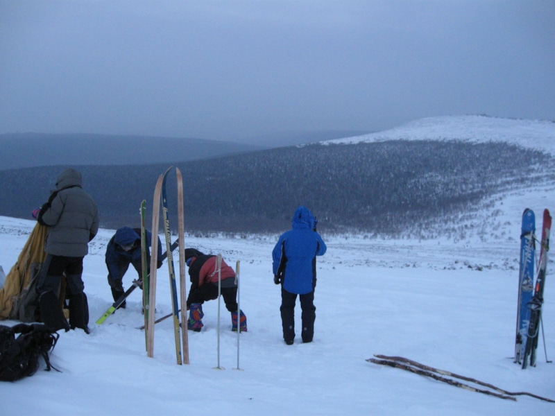 Алексей Коськин на перевале Дятлова