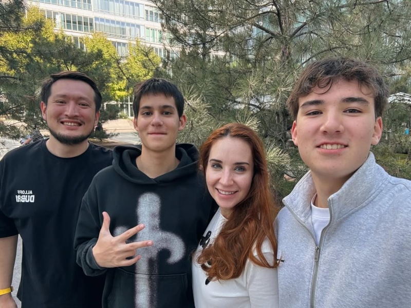 Данна Карагусова и Бейбит Алибеков