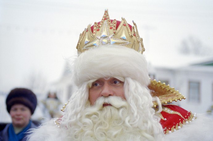 Дмитрий Назаров в образе Деда Мороза