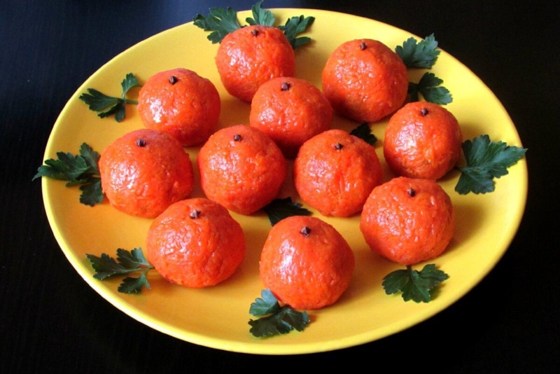 Закуска «Мандаринки»: яркое угощение