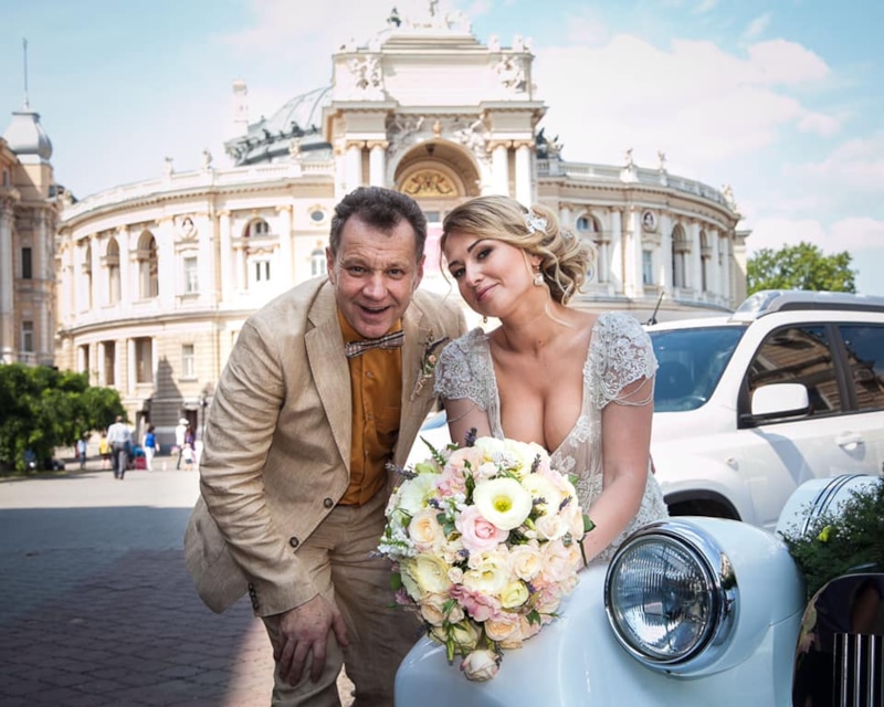 Георгий Делиев с женой