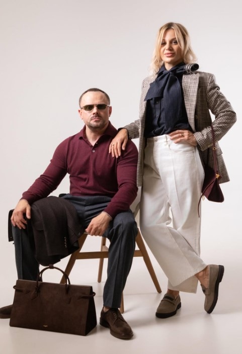 Олег Колисниченко с женой