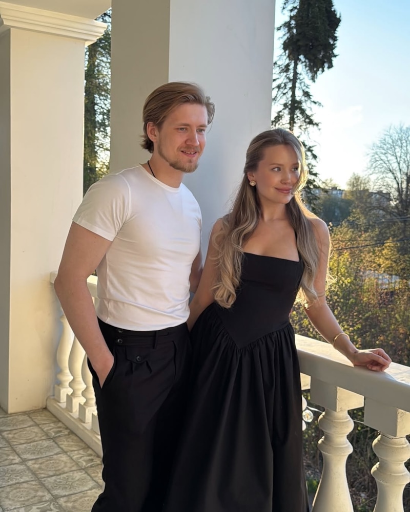 Елизавета Аниховская с мужем