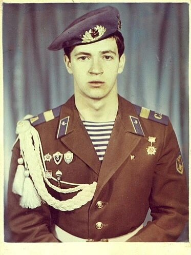 Сергей Бадюк в молодости