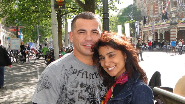 Артуро Гатти с женой