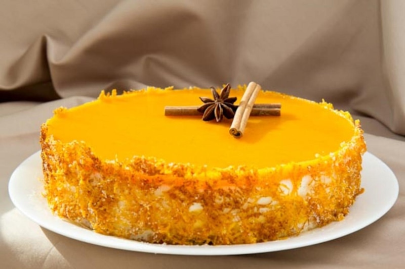 Тыквенный торт: рецепт с карамелью