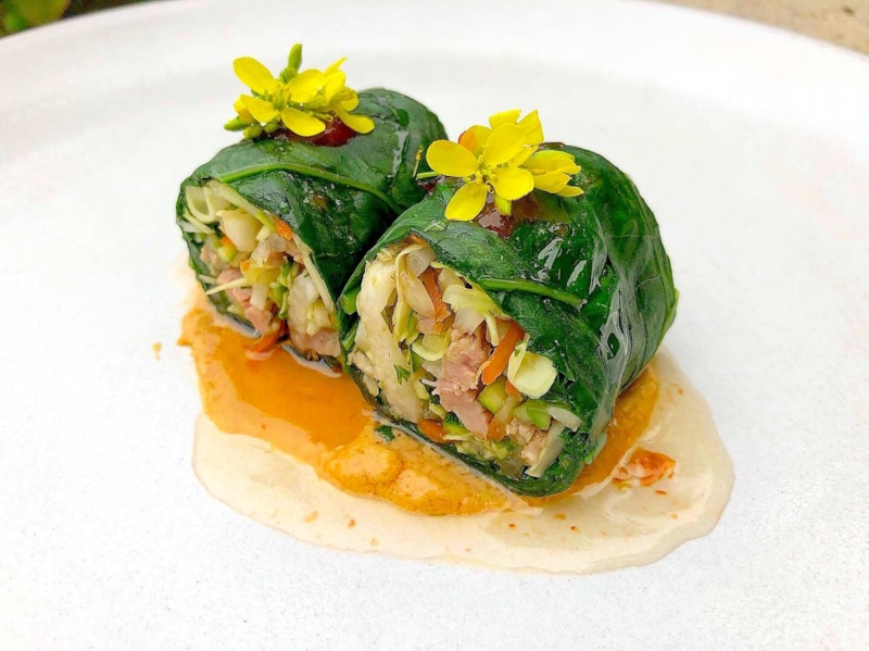 Шпинатные голубцы: нежные и сливочные