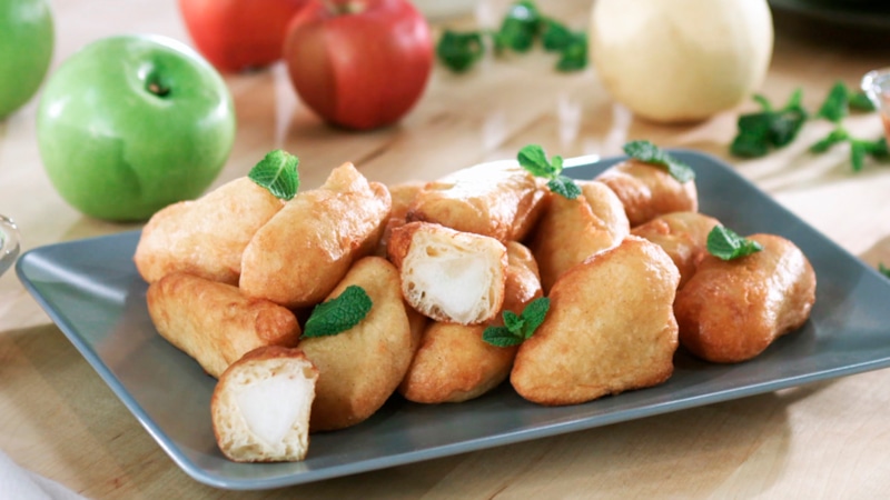 Груши в кляре: нежный десерт с хрустом