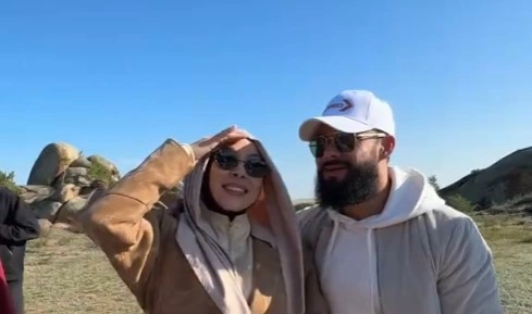 Айтым Жакупов с женой